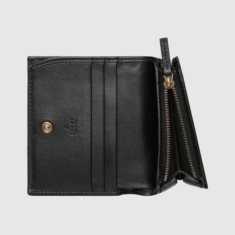 Gvc*1 GG Marmont card case wallet