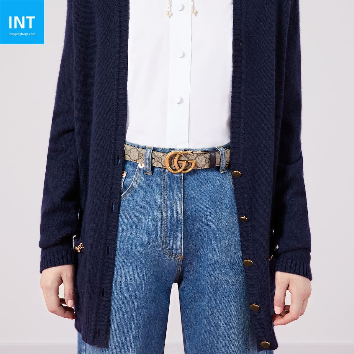 Gvc*1 GG Marmont reversible belt
