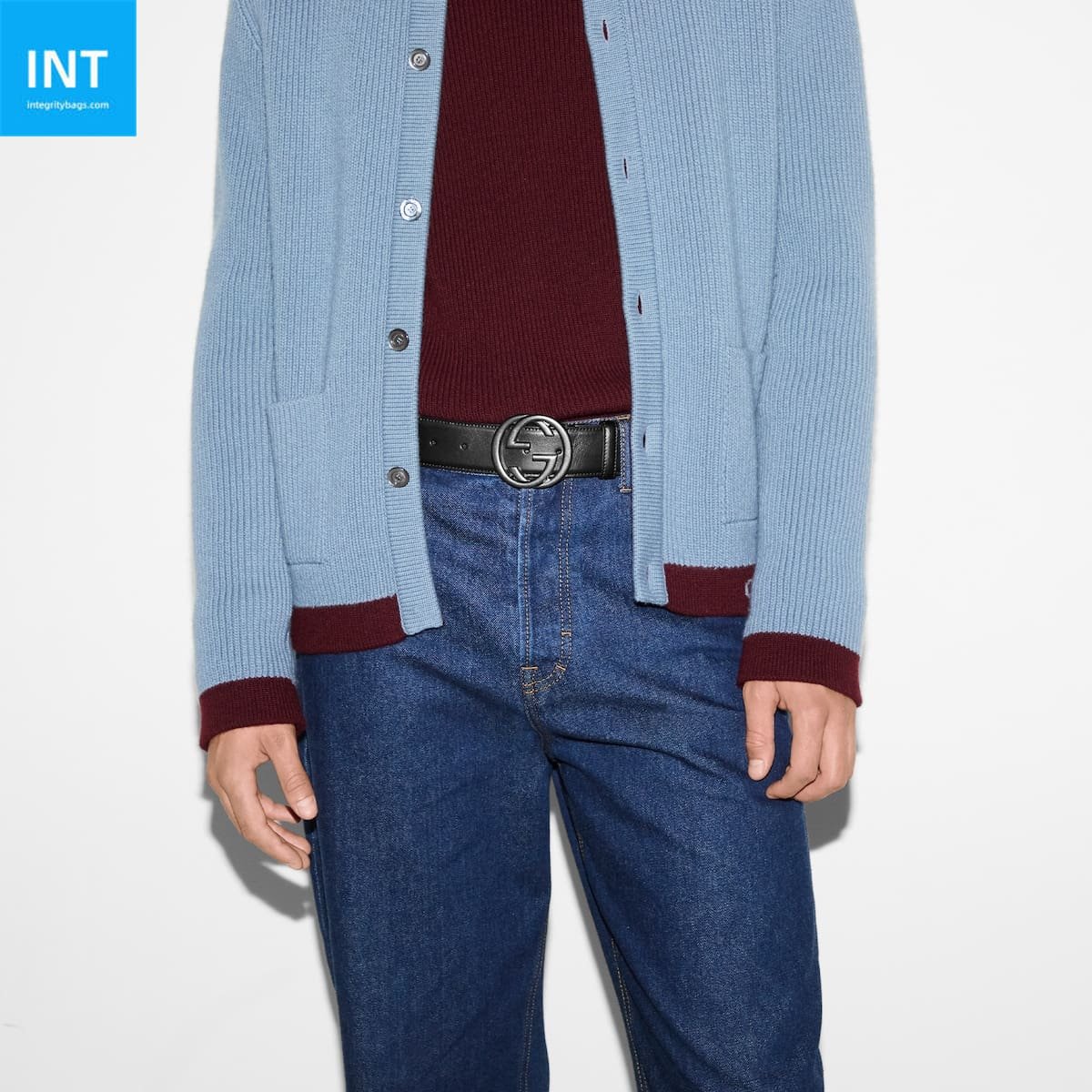 Gvc*1 Belt with Interlocking G buckle