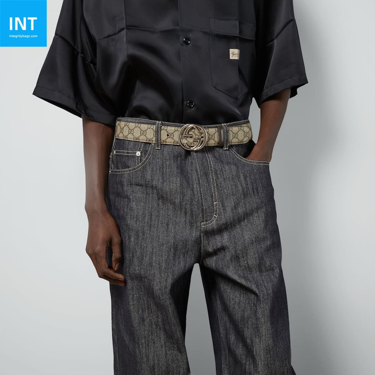 Gvc*1 Belt with Interlocking G buckle