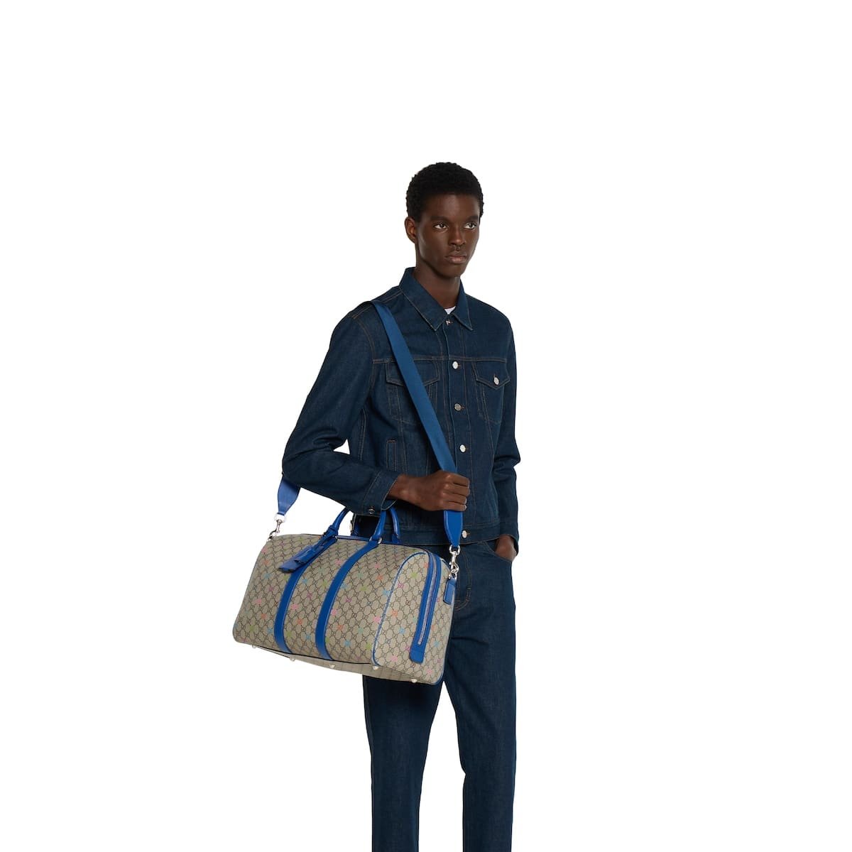 Gvc*1 multicolor medium duffle bag