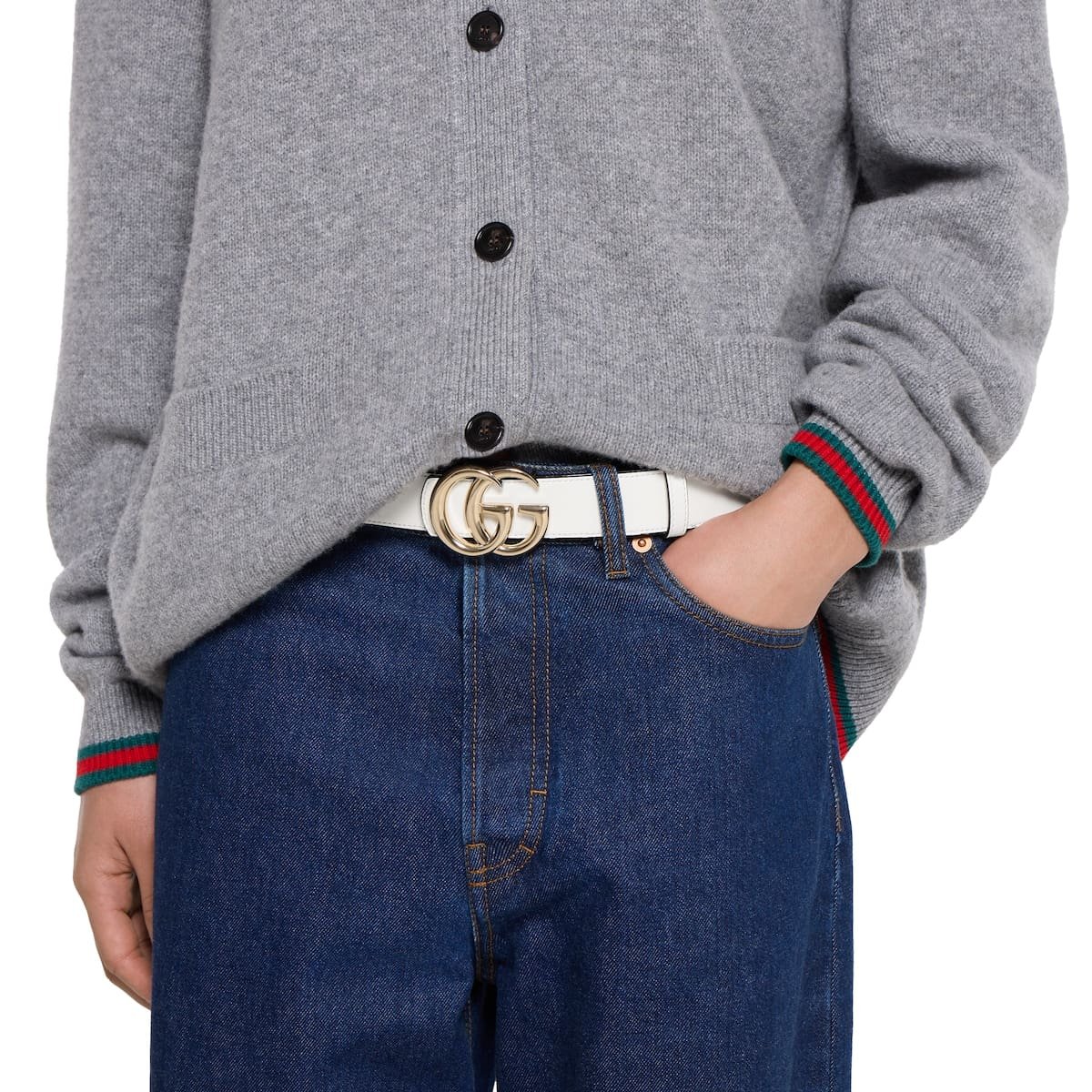 Gvc*1 Reversible GG Marmont belt