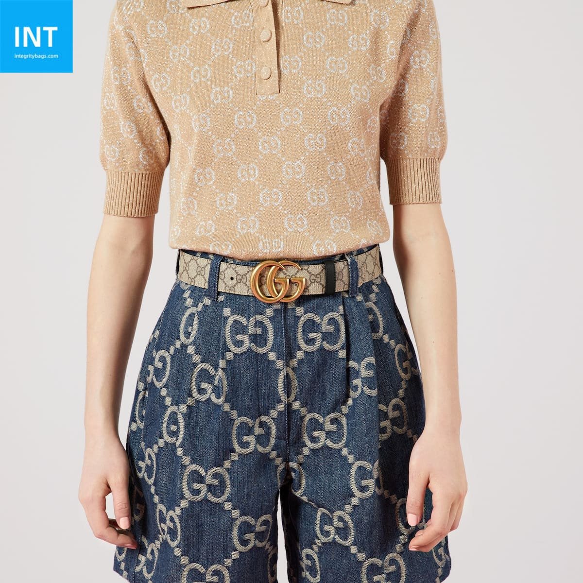 Gvc*1 GG Marmont reversible belt