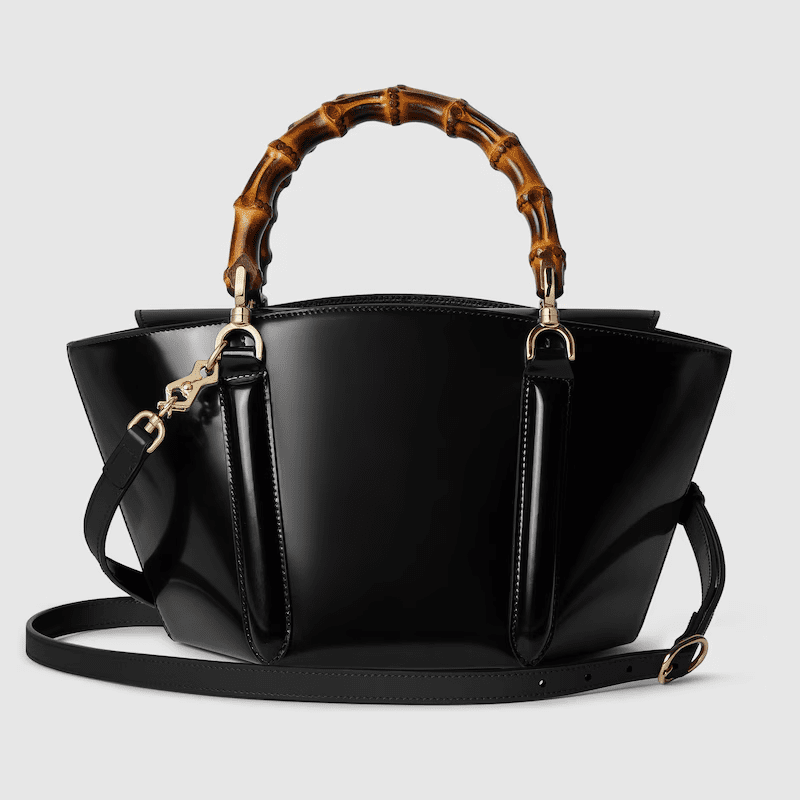 Gvc*1 Small bamboo top handle tote bag