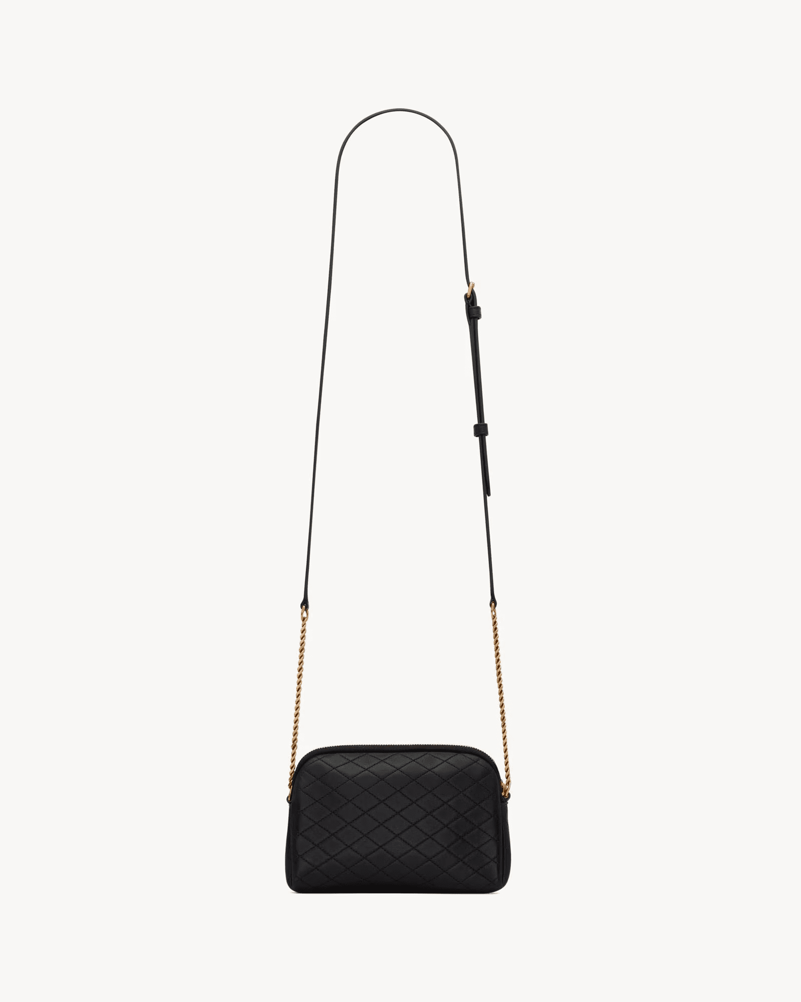 Sa1nt Lau*nt GABY ZIPPERED POUCH IN LAMBSKIN
