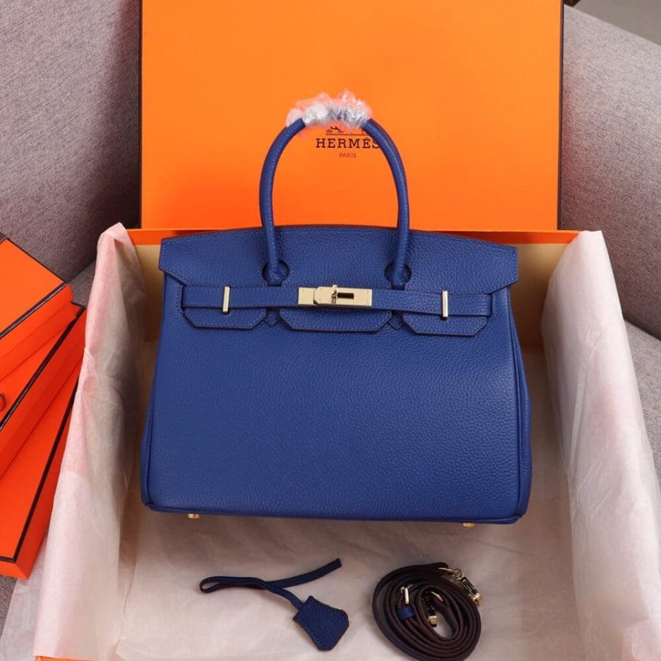 H**me5 BIRKIN BAG 25(BLUE)