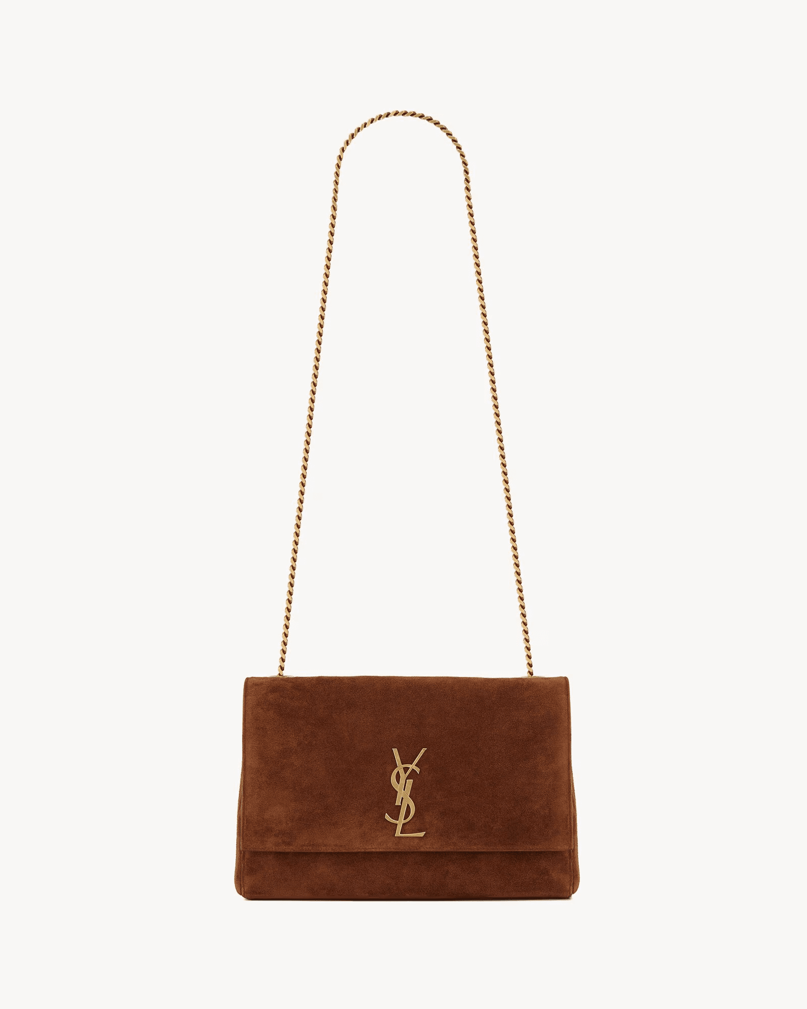 Sa1nt Lau*nt REVERSIBLE KATE MEDIUM IN CROCODILE-EMBOSSED LEATHER