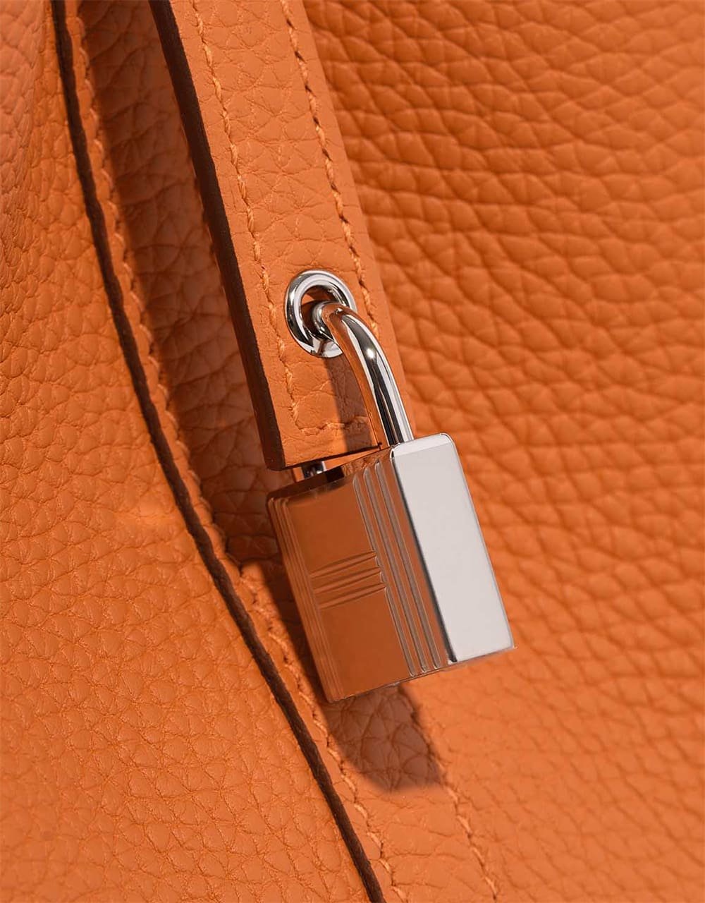 H**me5 Picotin 18 Clémence Orange (silver hardware)