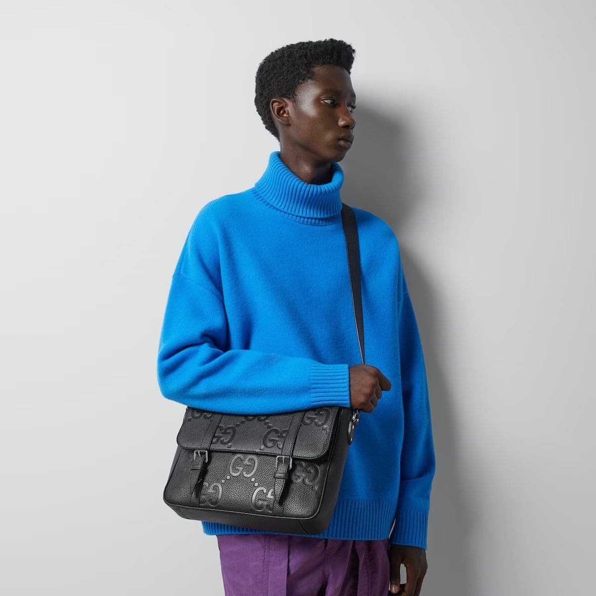 Gvc*1 JUMBO GG MEDIUM MESSENGER BAG