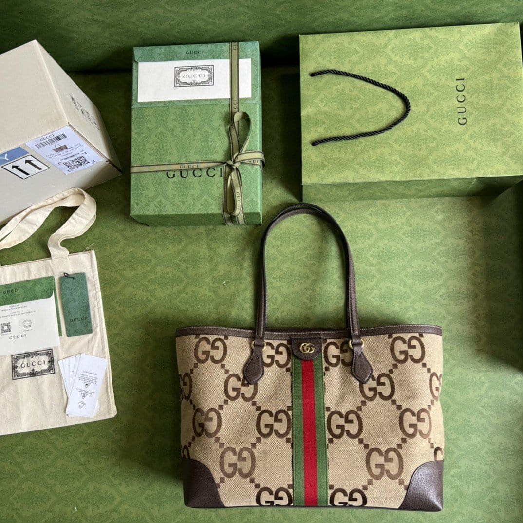 Gvc*1 Ophidia Jumbo GG Medium Tote
