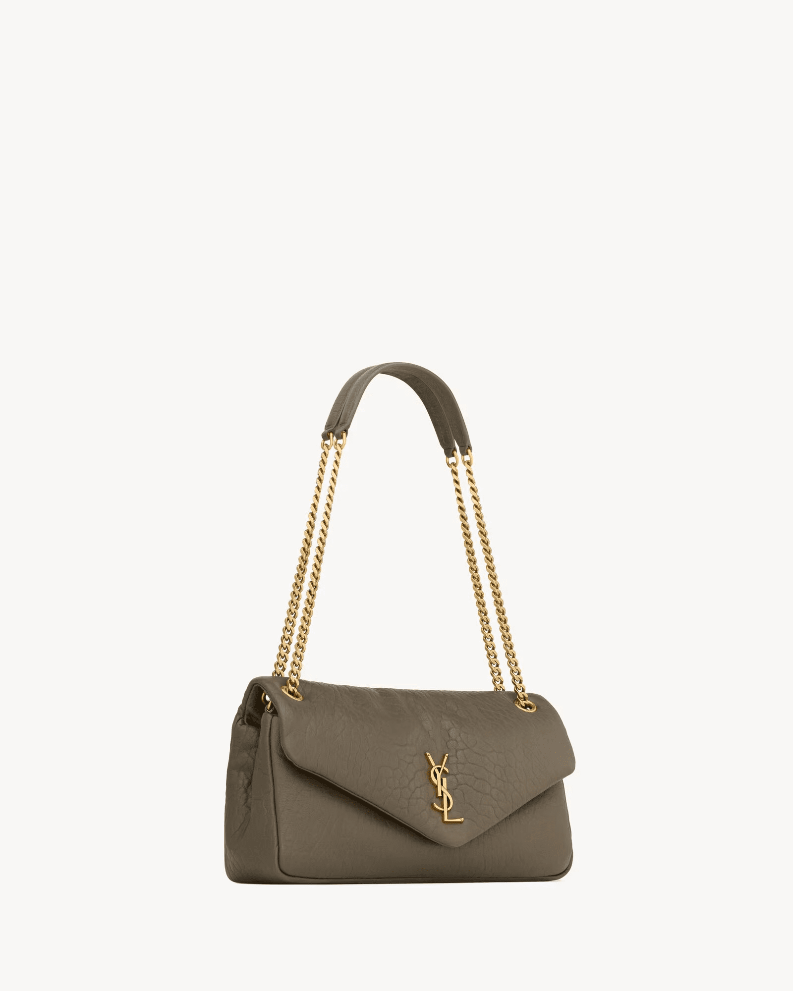 Sa1nt Lau*nt CALYPSO medium in grained lambskin