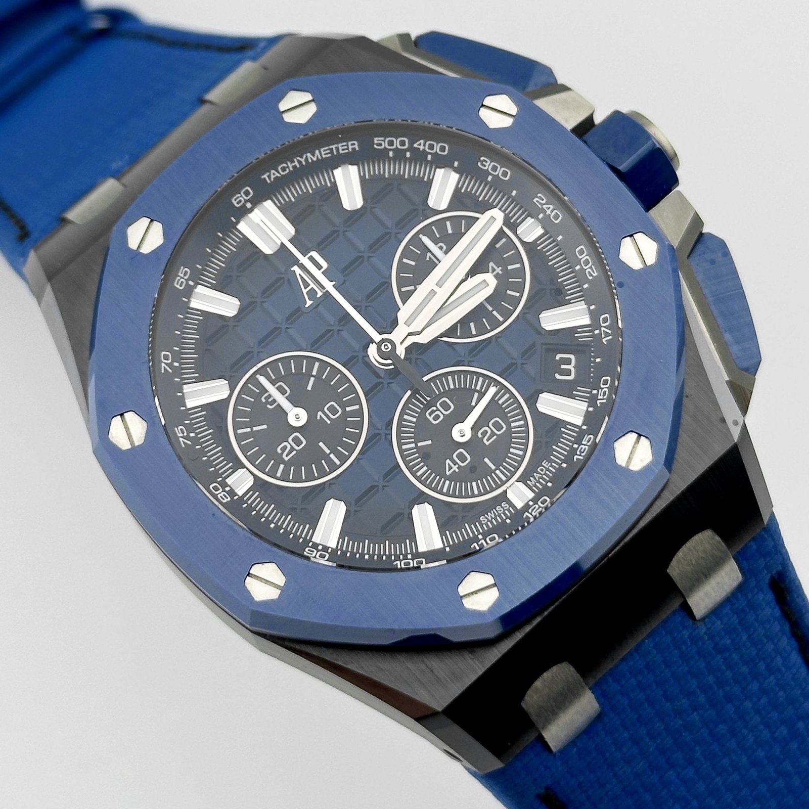 Audemars P1g*et Royal Oak Offshore 26420CE.OO.A043VE.01 Selfwinding Chronograph Black/Blue Ceramic (2023)