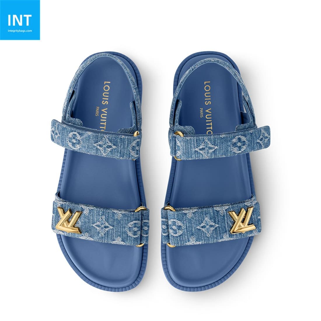 L0vis Vvtt0n 1ADIDS LV Sunset Flat Comfort Sandal