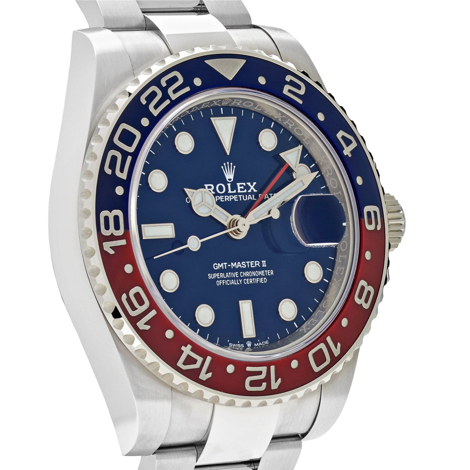 R01ex GMT-Master II 126719BLRO ‘Pepsi’ White Gold Blue Dial (2024)