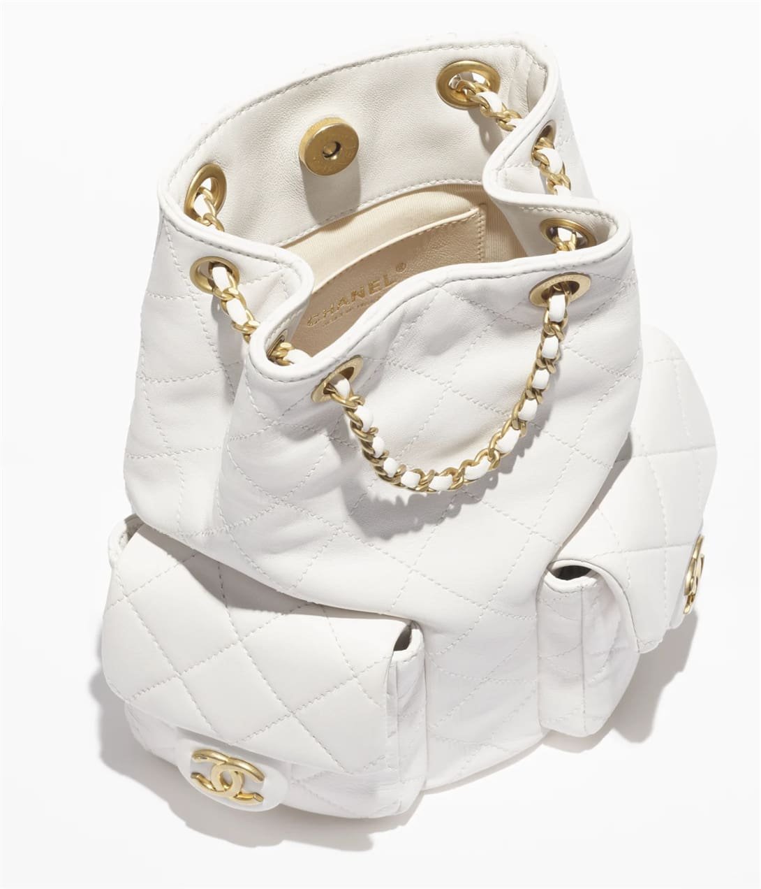 Ch**el Cruise 2024/25 Backpack(White)