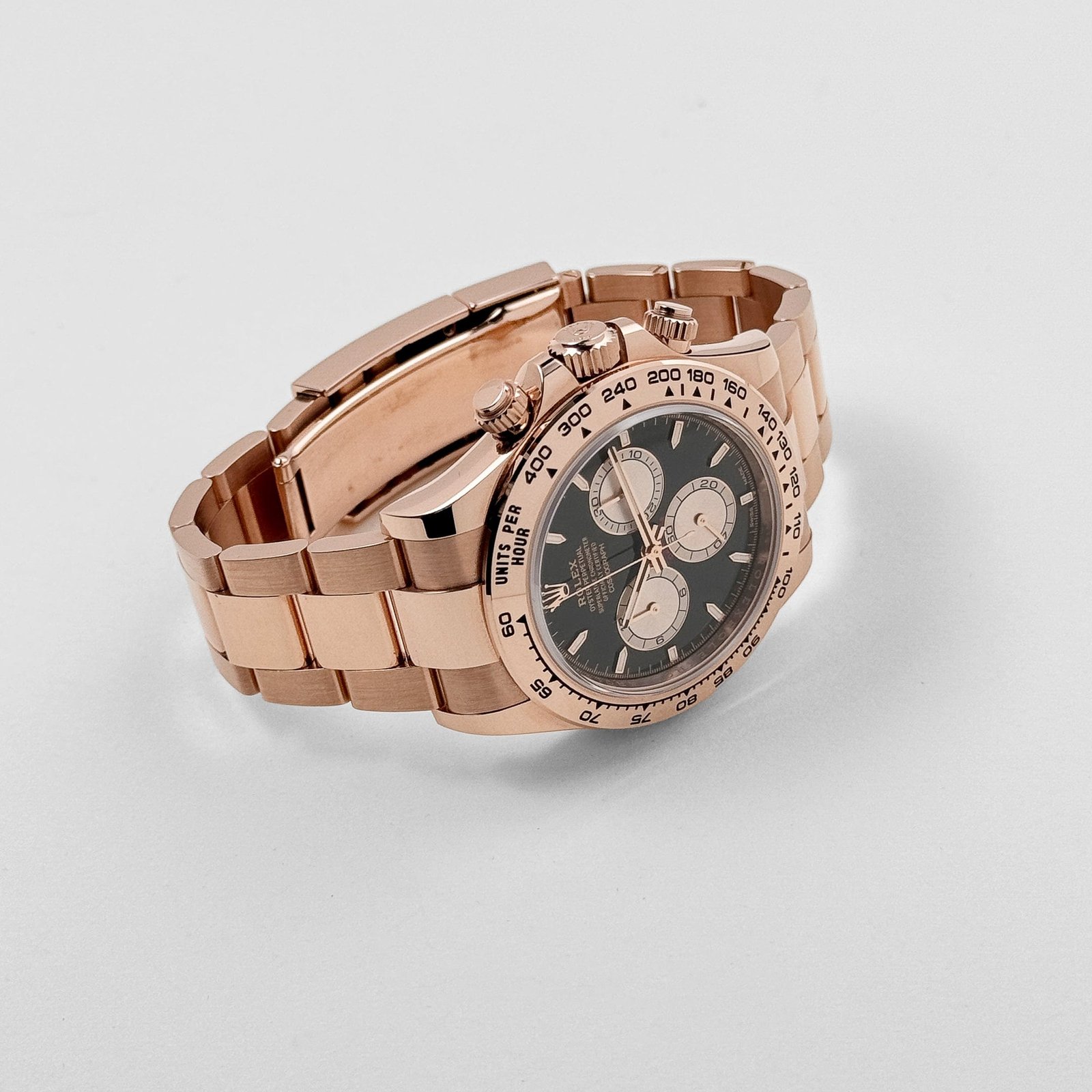 R01ex Daytona 126505 Rose Gold Bright Black Dial (2024)