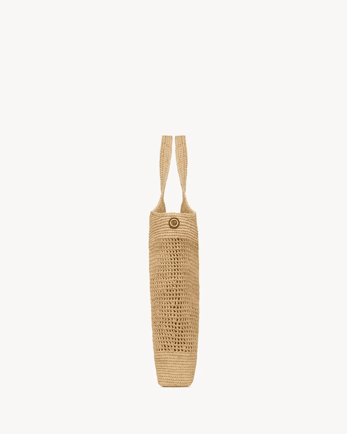 Sa1nt Lau*nt ICARE IN RAFFIA NATUREL AND BROWN GOLD
