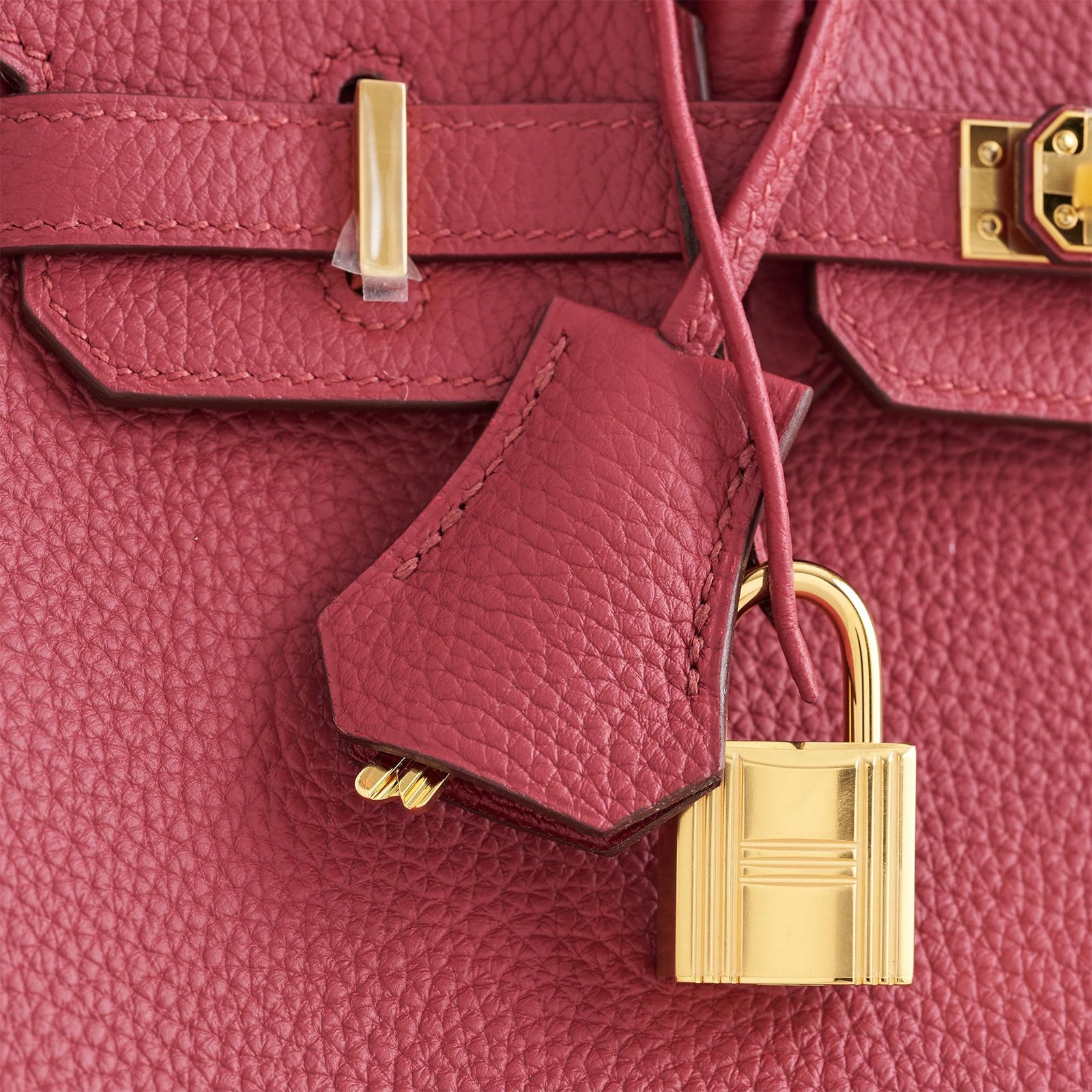 H**me5 Birkin 25 Togo Rubis Gold Hardware