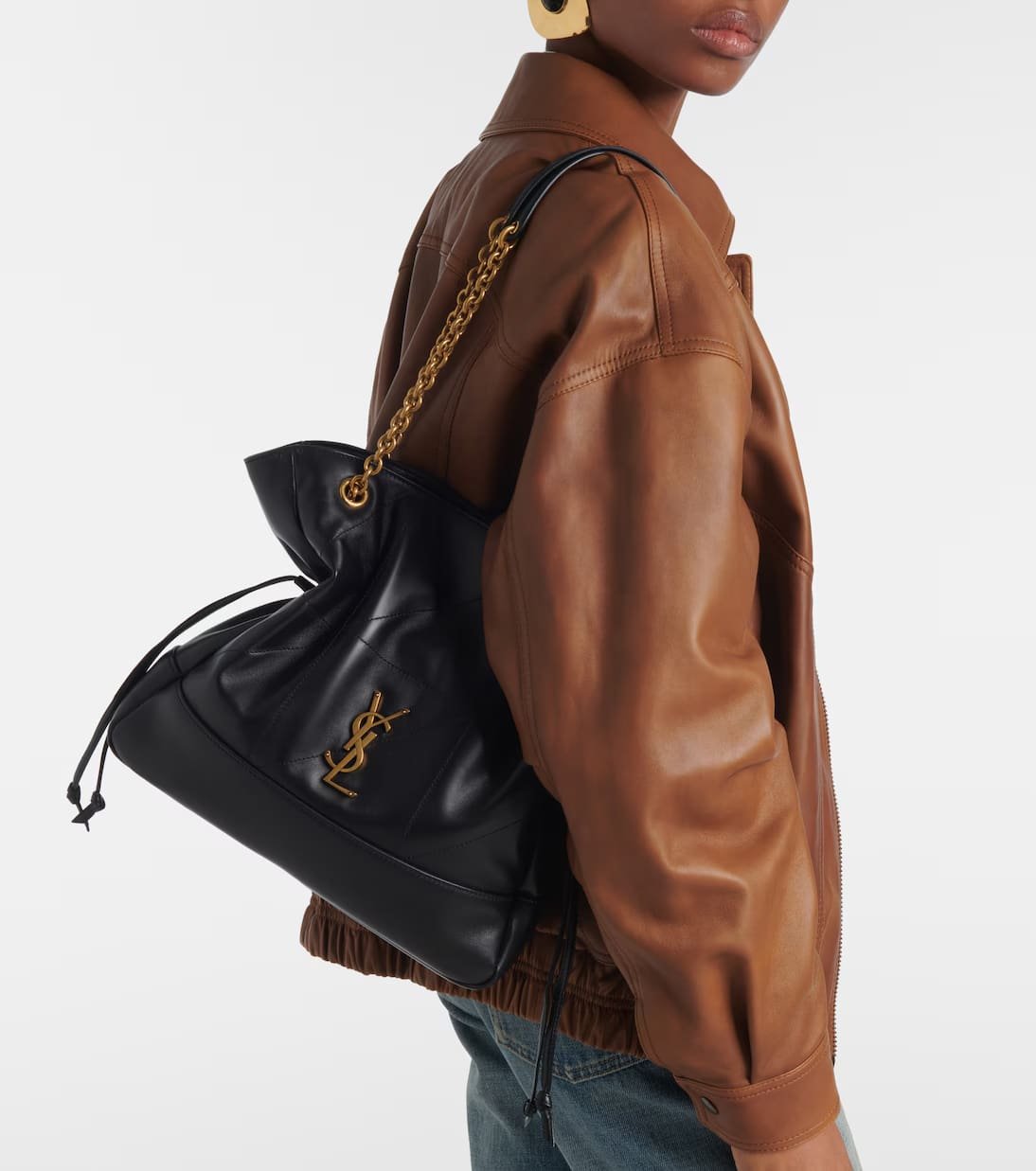 Sa1nt Lau*nt JAMIE SHOPPING BAG in lambskin