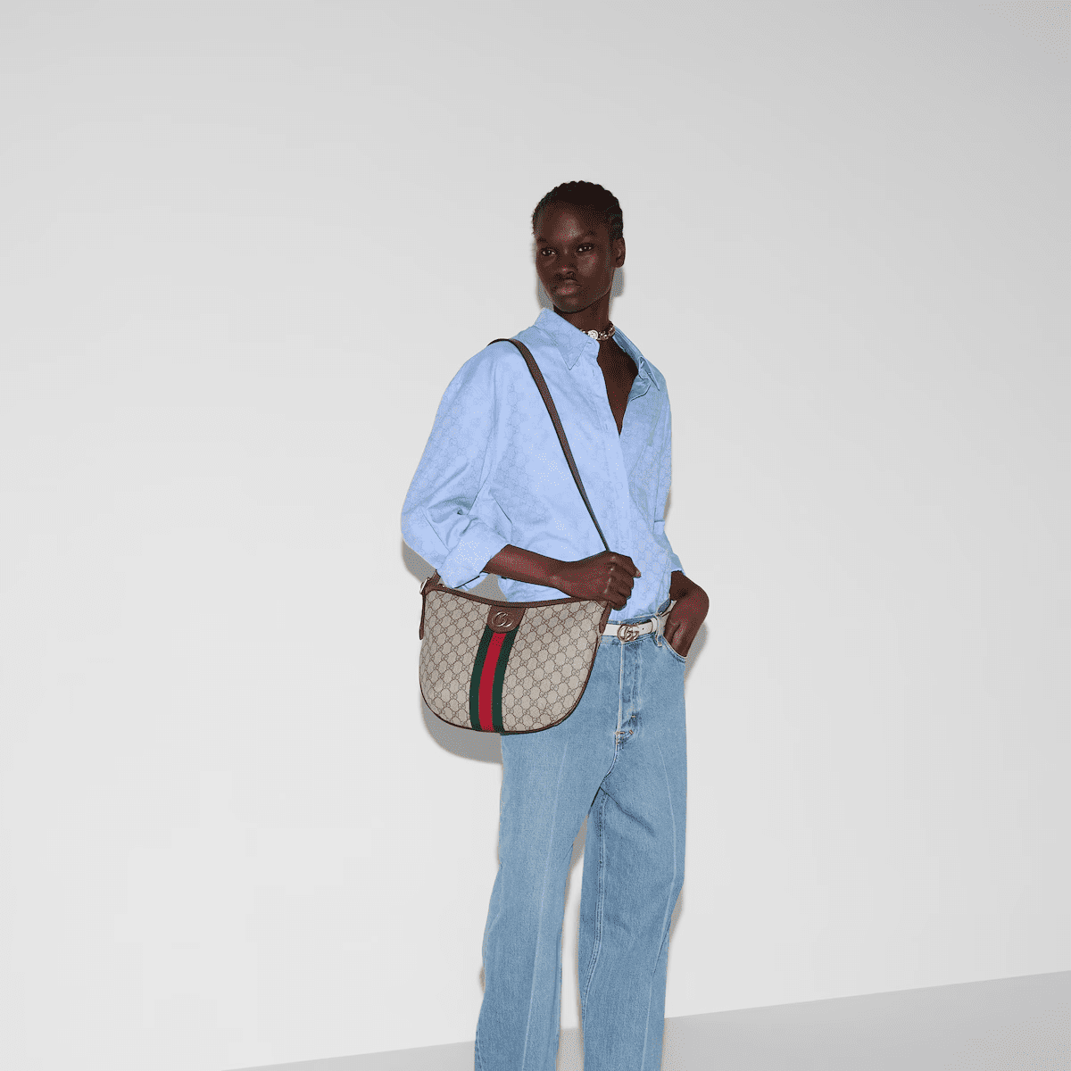 Gvc*1 Ophidia small crossbody bag