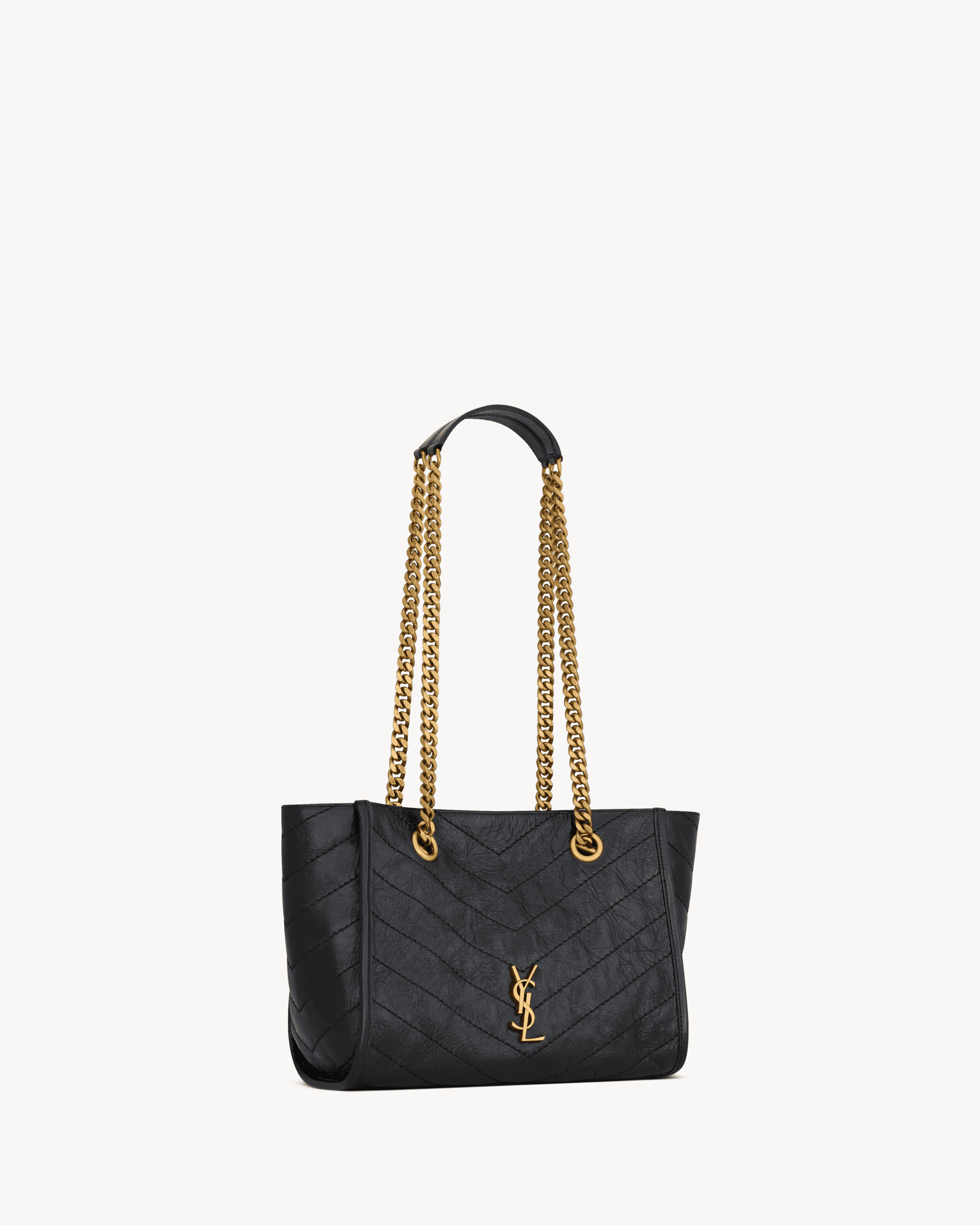 Sa1nt Lau*nt NIKI small shopping in vintage leather