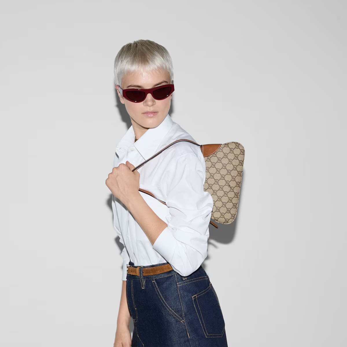 GG Emblem S*per mini shoulder bag
