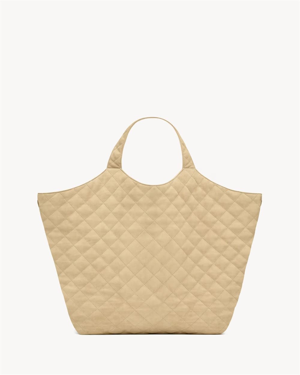 Sa1nt Lau*nt Nubuck Suede Quilted Maxi Icare Shopping