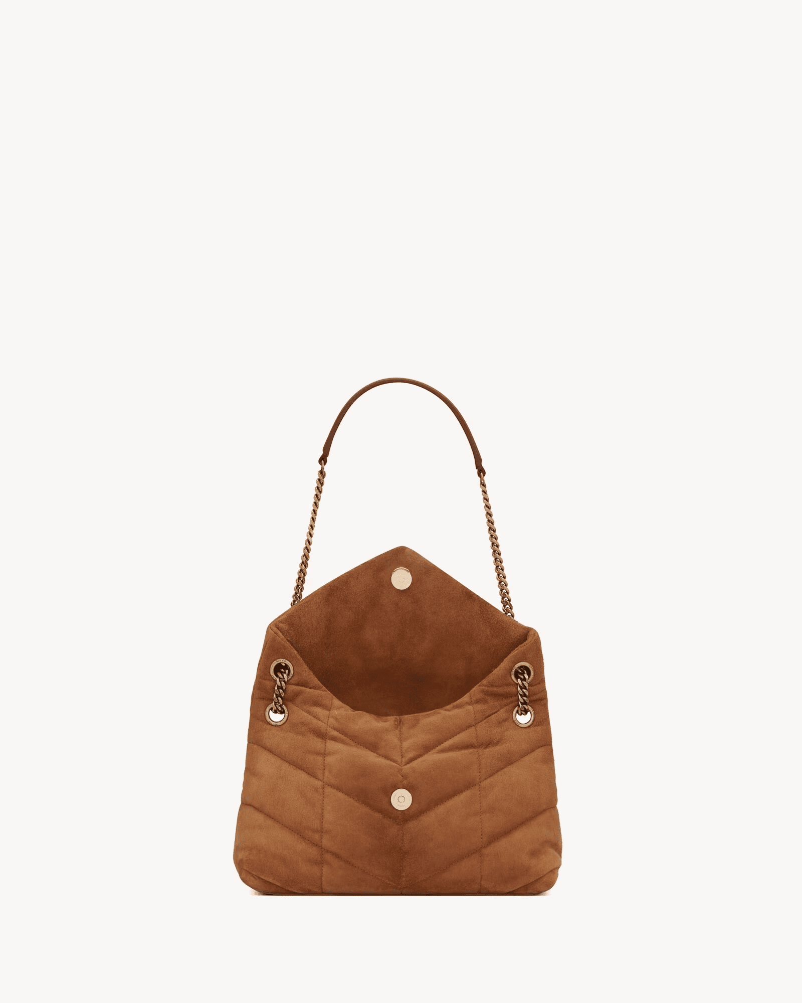 Sa1nt Lau*nt PUFFER SMALL in suede
