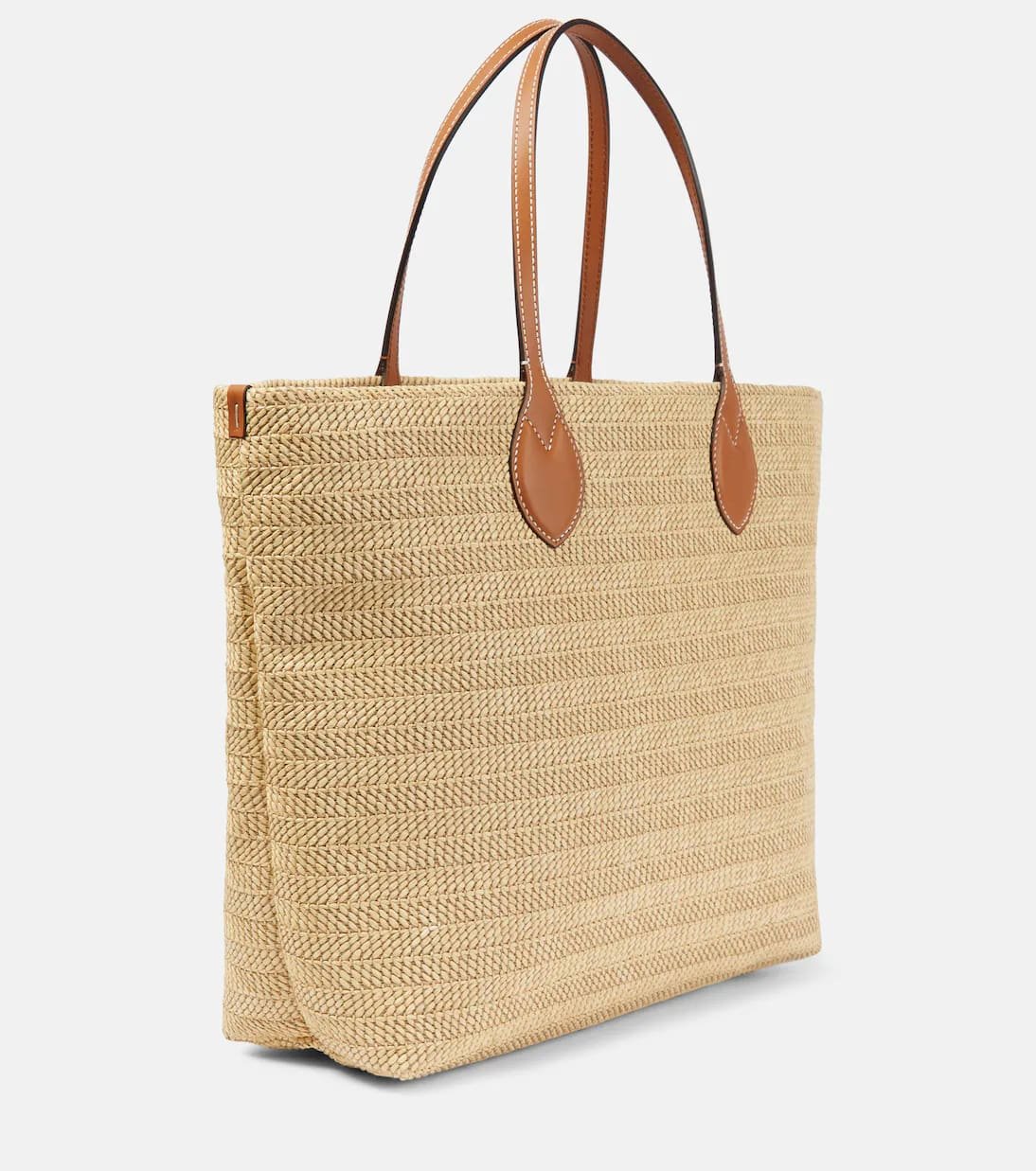Gvc*1 Medium logo raffia-effect tote bag