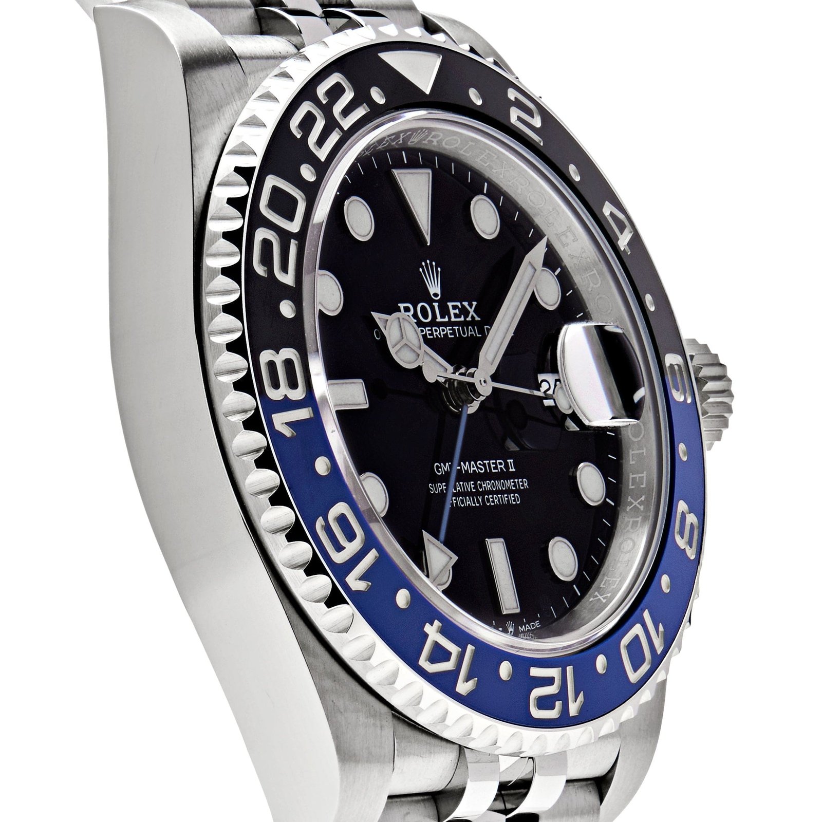 R01ex GMT-Master II 126710BLNR ‘Batgirl’ Stainless Steel Jubilee