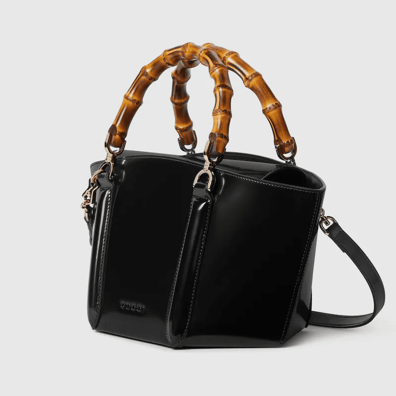 Gvc*1 Small bamboo top handle tote bag