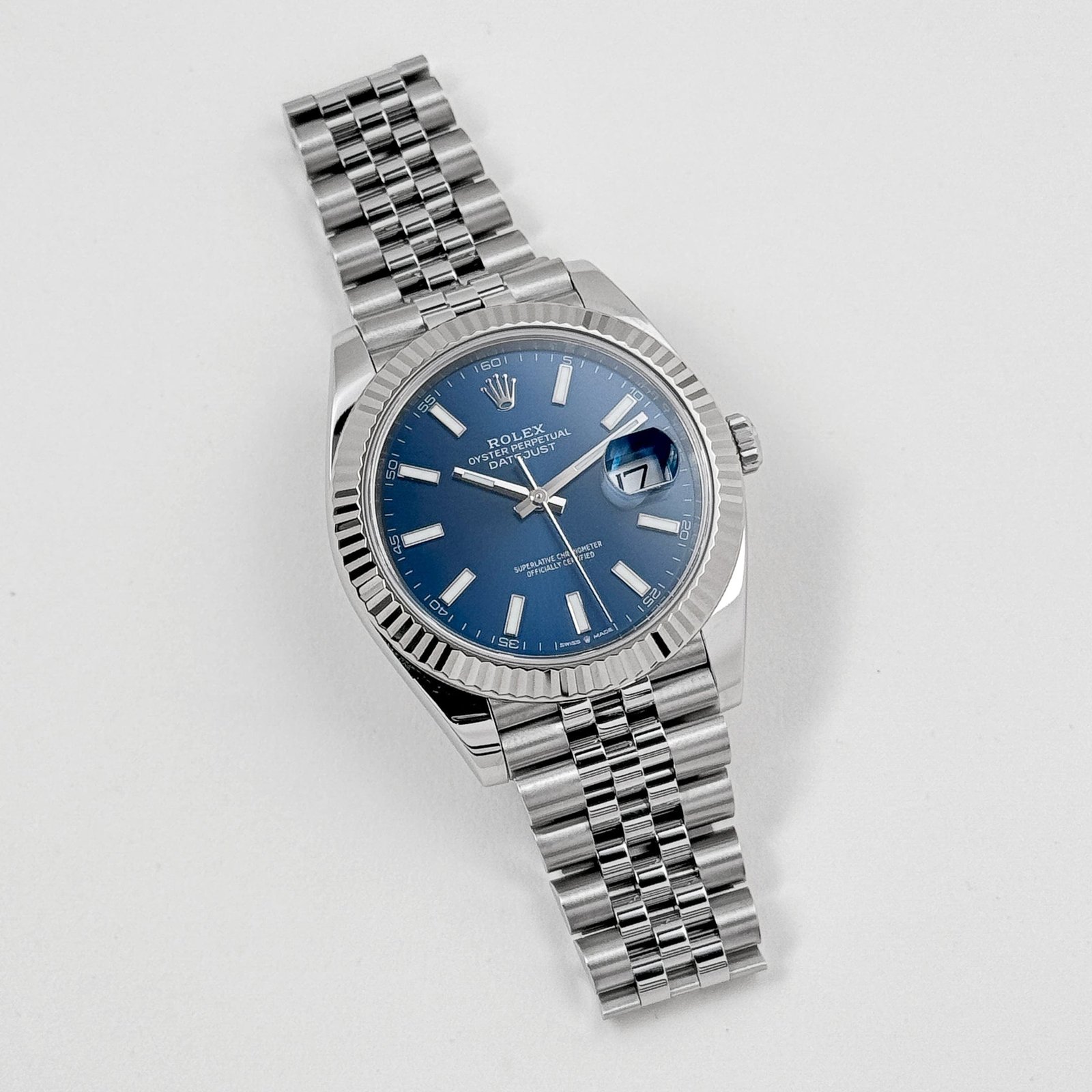 R01ex Datejust 41 126334 Stainless Steel Blue Dial Jubilee (2020)