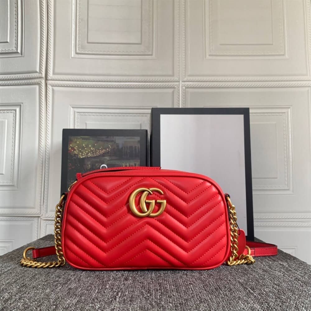 Gvc*1 Marmont small matelasse shoulder bag