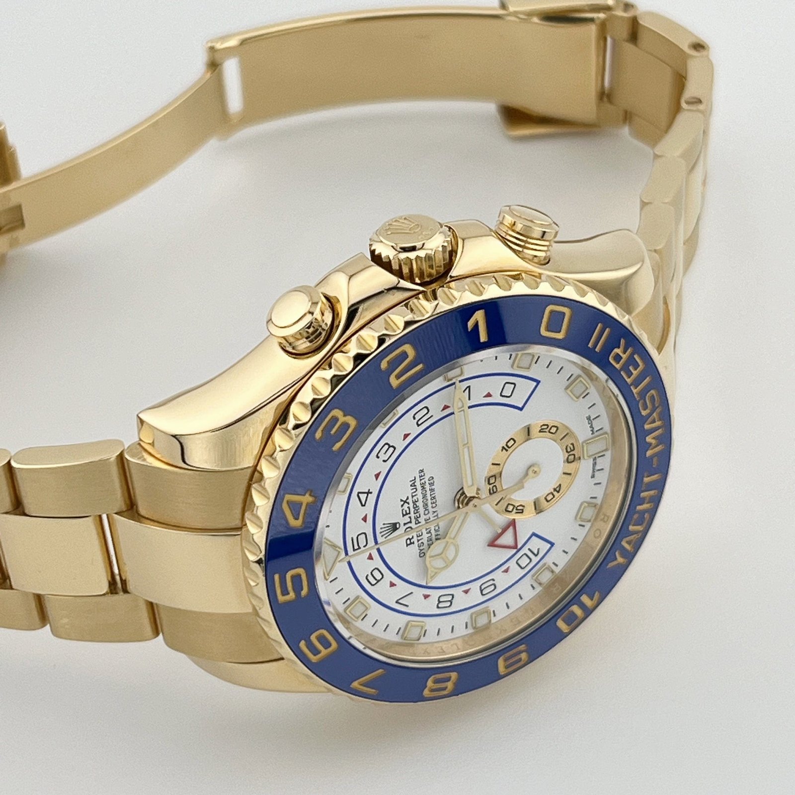 R01ex Yacht-Master II 116688 Yellow Gold White Dial (2017)