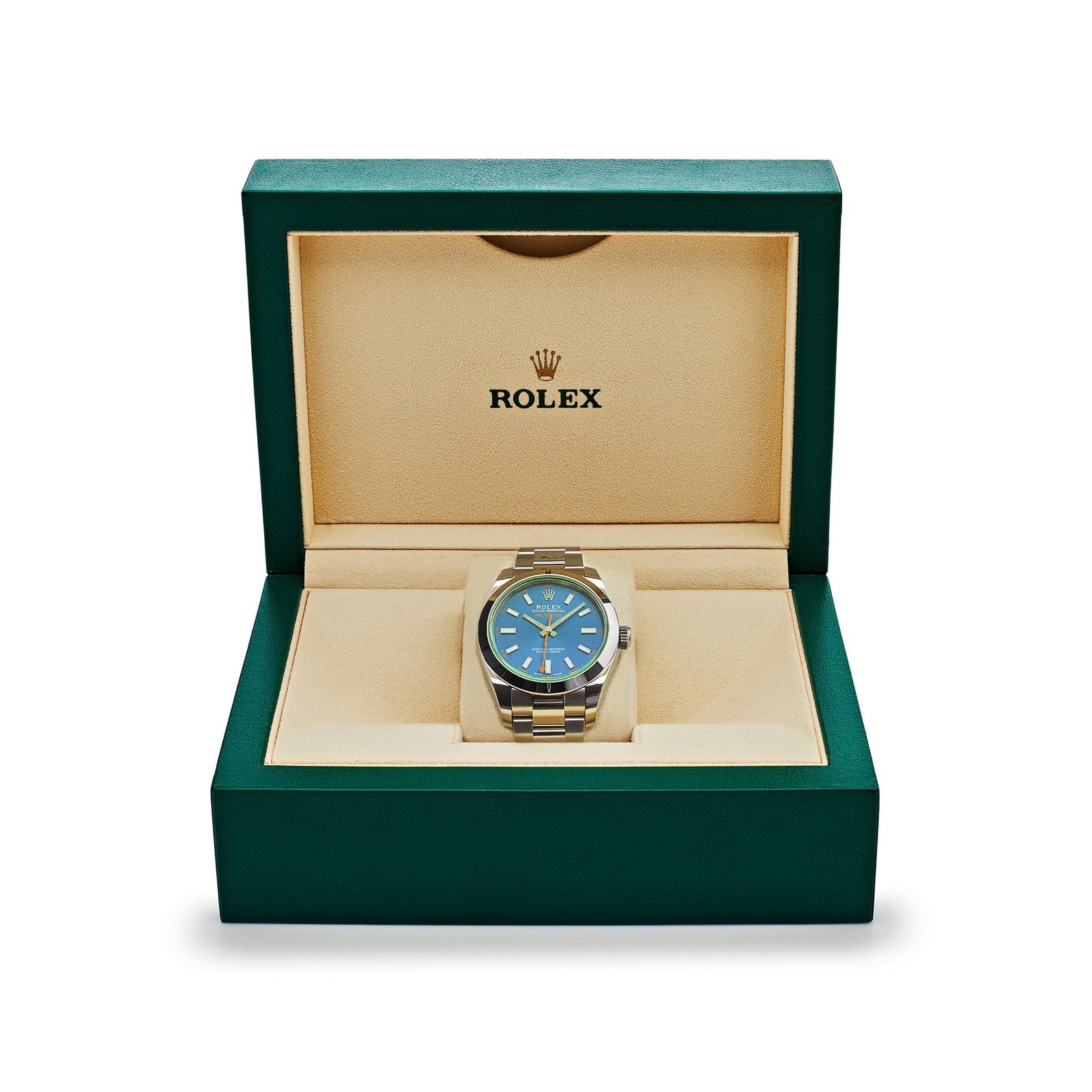 R01ex Milgauss 116400GV Stainless Steel Blue Dial (2021)