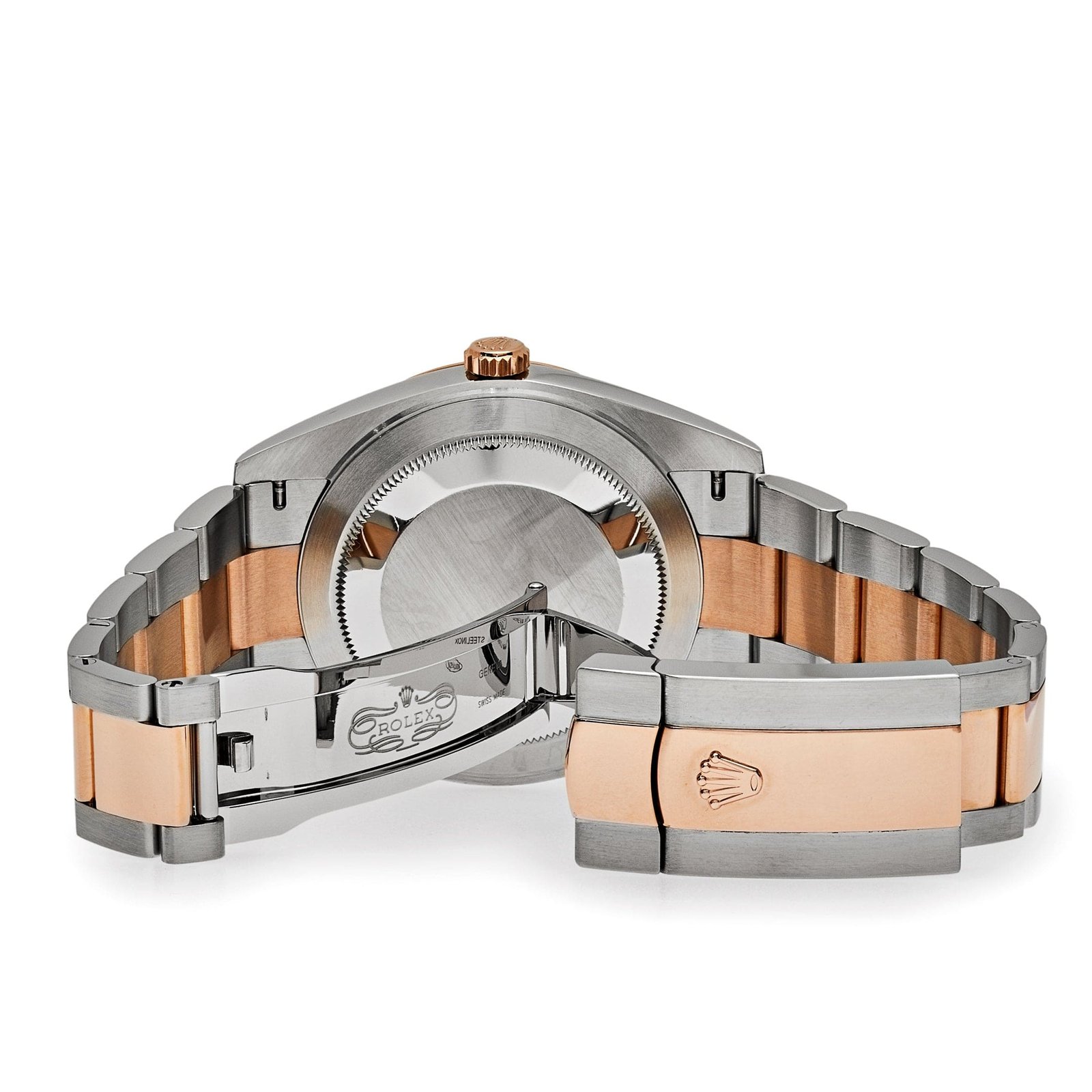 R01ex Datejust 41 126331 ‘Wimbledon’ Rose Gold Stainless Steel
