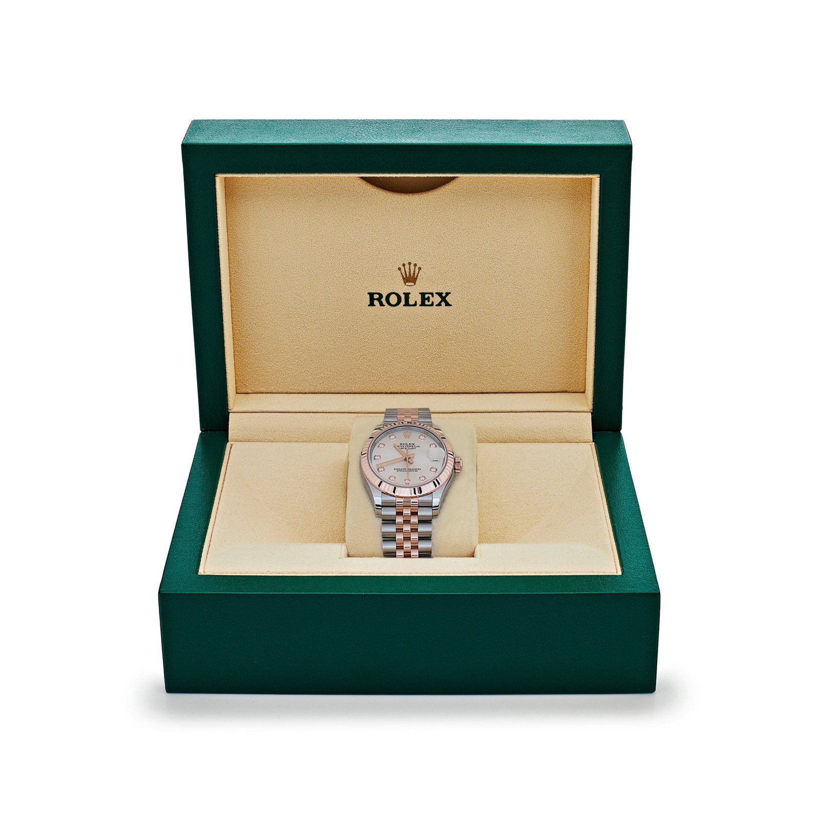 R01ex Datejust 31 278271 ‘Ladies’ Stainless Steel Rose Gold Silver D1am0nd Dial (2025)
