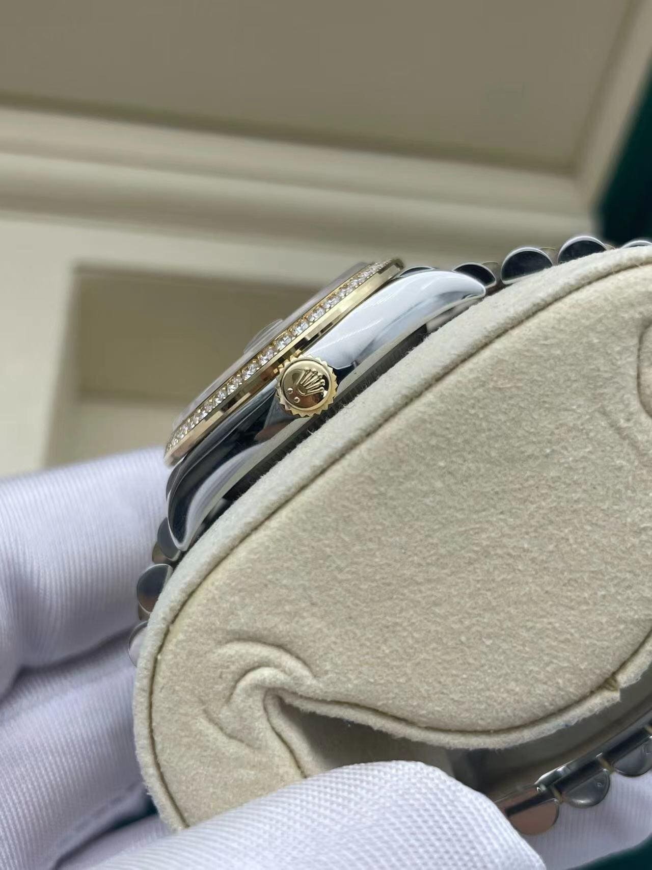 R01ex Datejust 31 278273 ‘Ladies’ Yellow Gold Stainless Steel Mother of Pearl D1am0nd Dial (2024)