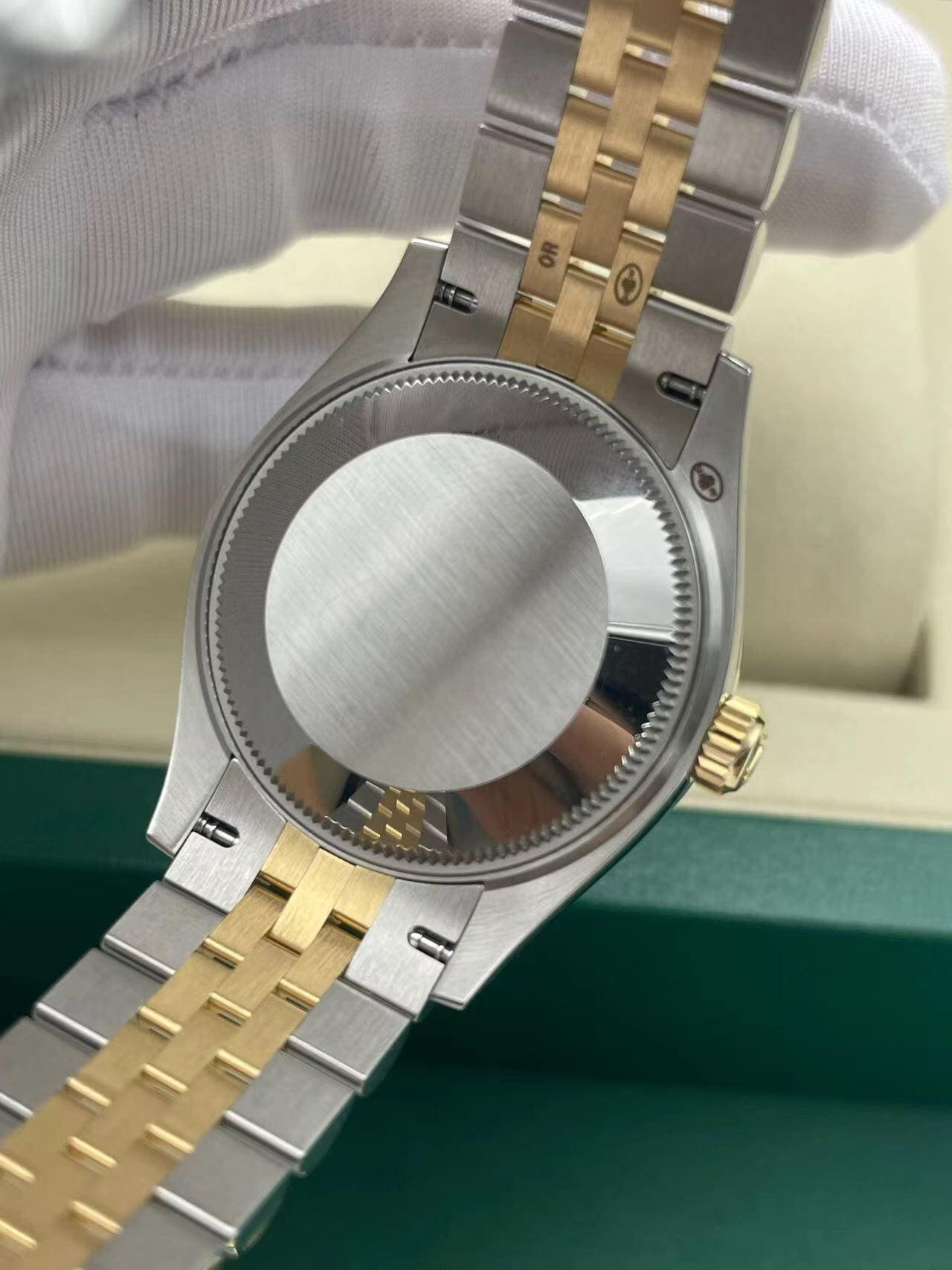 R01ex Datejust 31 278273 ‘Ladies’ Yellow Gold Stainless Steel Mother of Pearl D1am0nd Dial (2024)