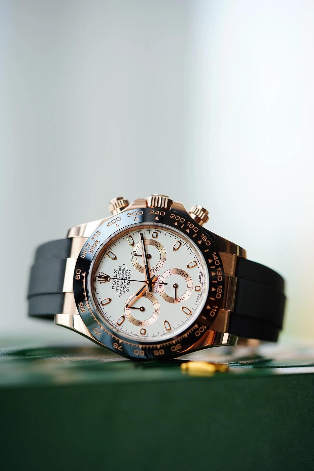 R01ex Daytona 116515LN Rose Gold Ivory Dial
