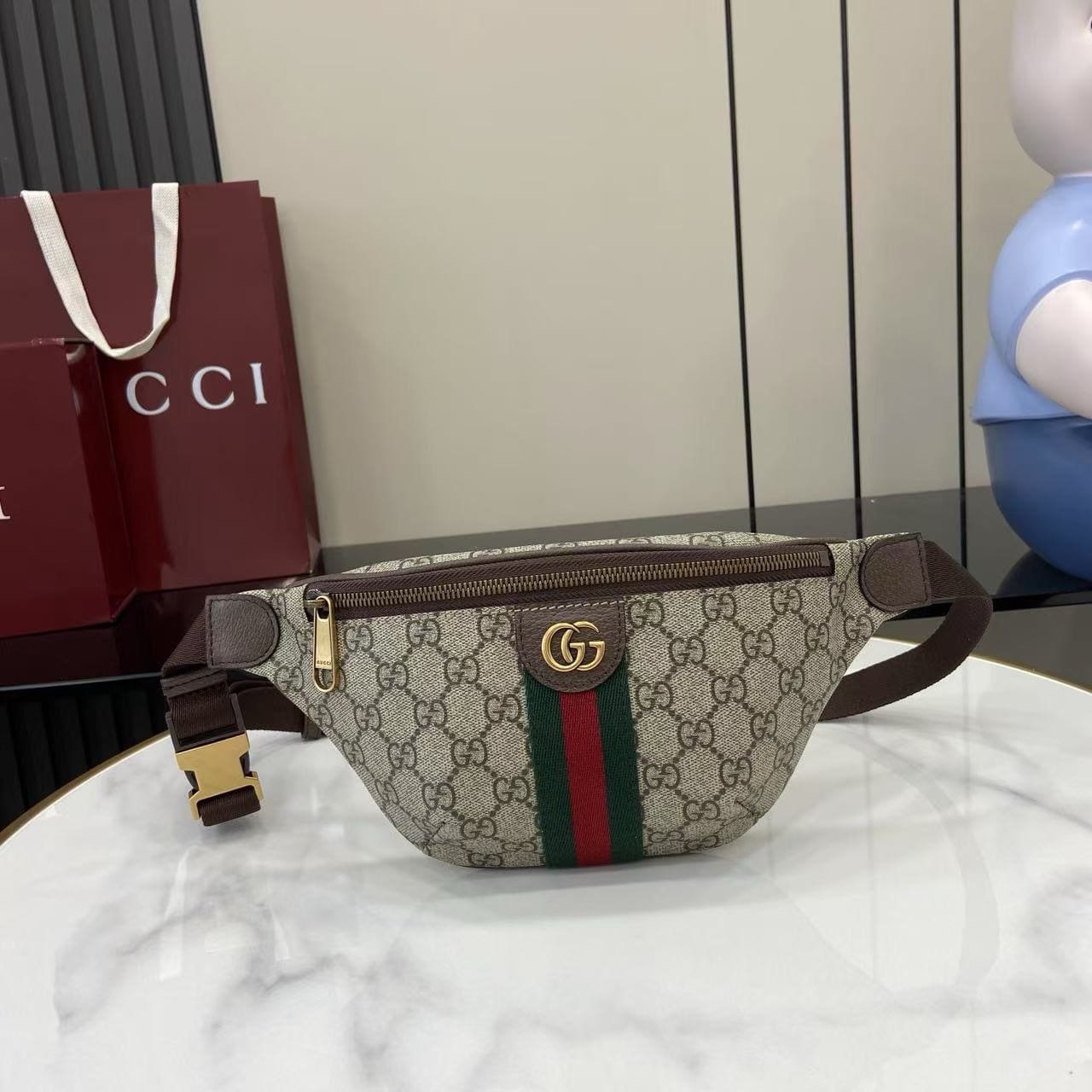Gvc*1 Ophidia small belt bag