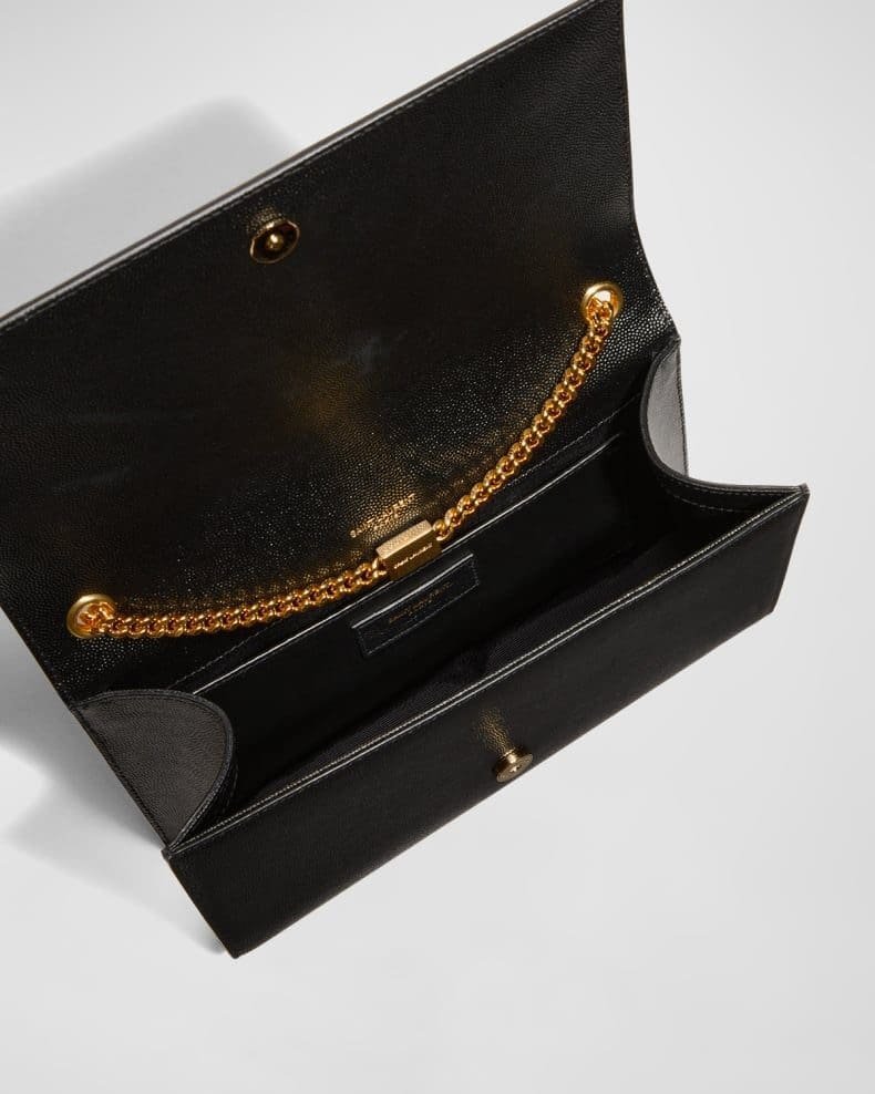 Sa1nt Lau*nt Kate Medium Y51 Crossbody Bag in Grained Leather