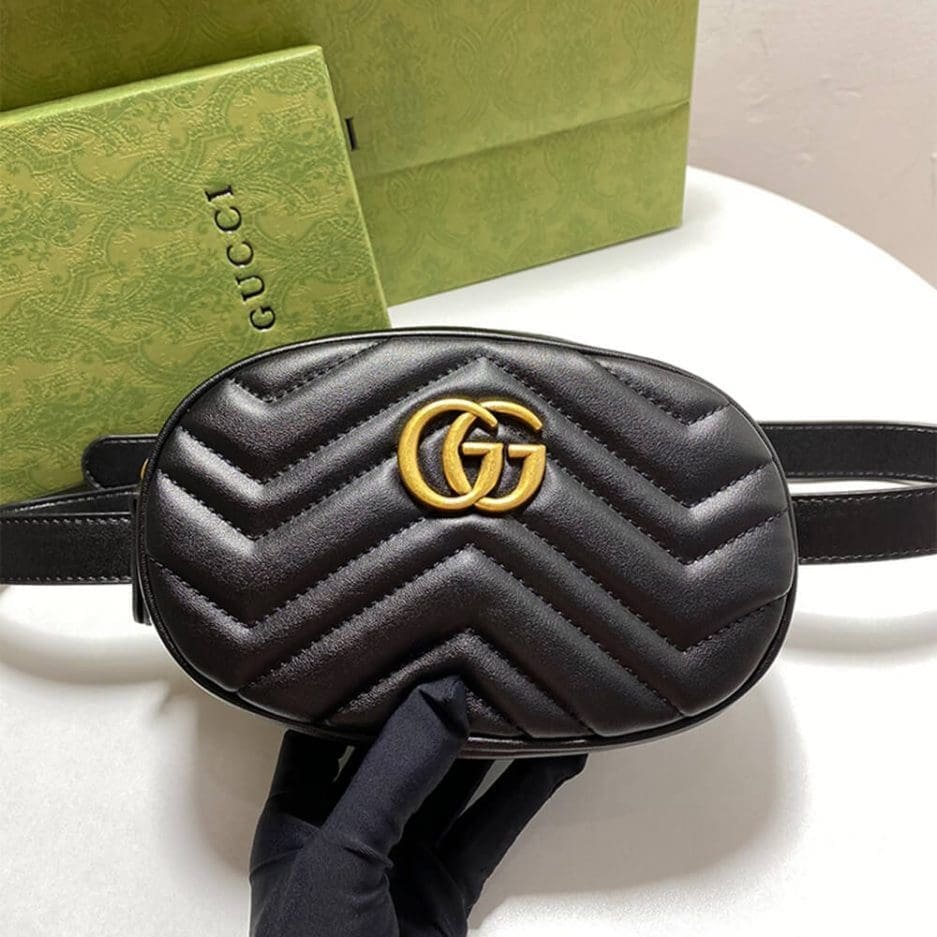 Gvc*1 Marmont Quilted Leather Belt Bag