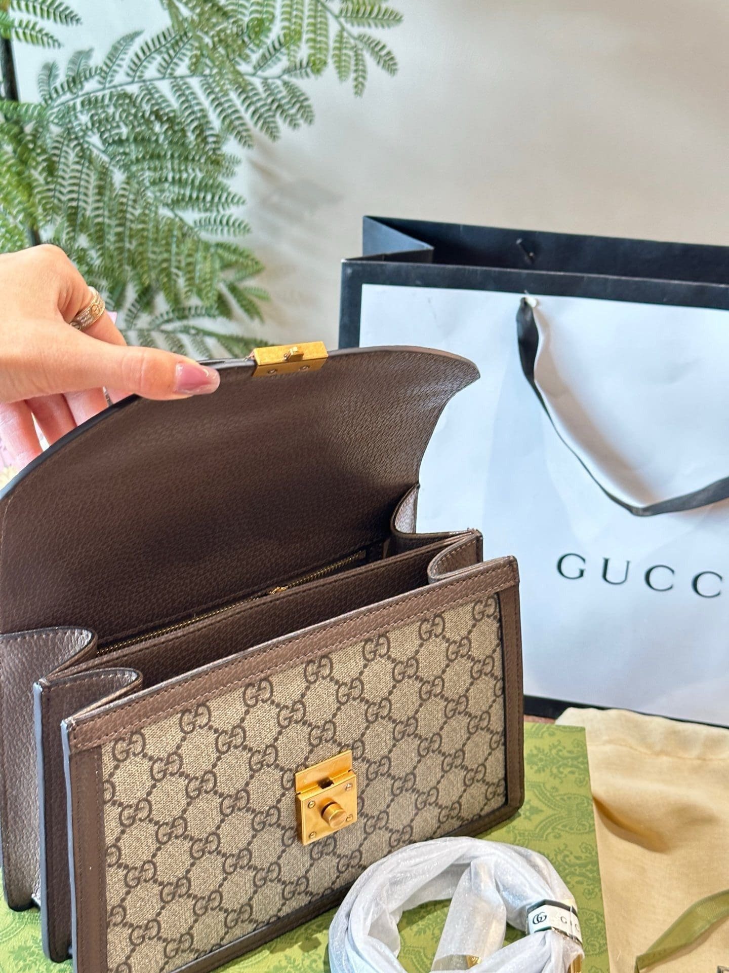 Gvc*1 OPHIDIA TOP HANDLE SMALL BAG