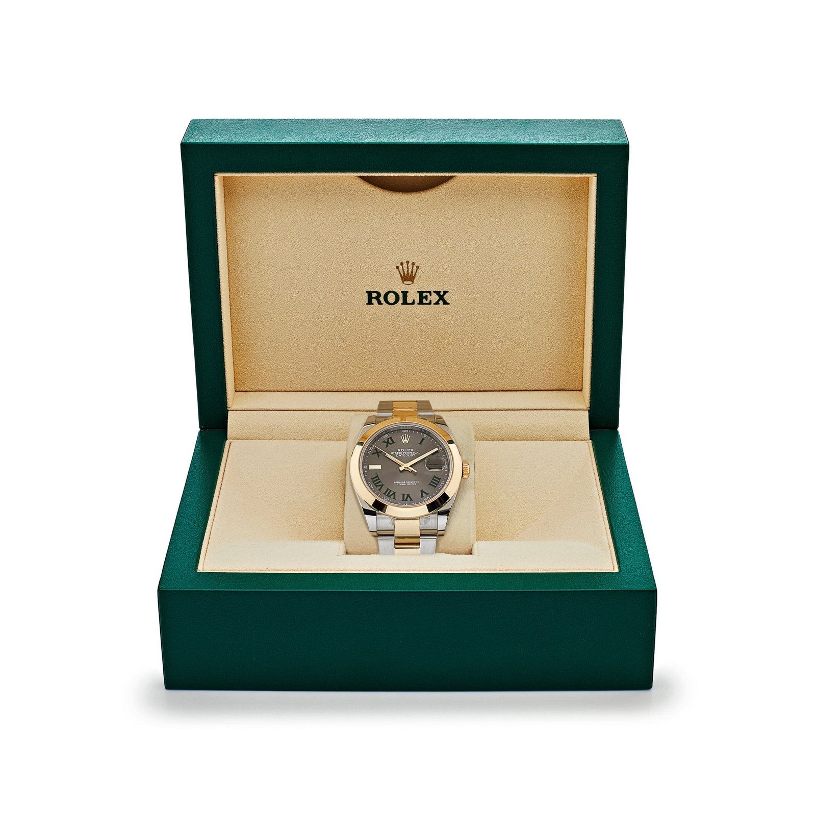 R01ex Datejust 41 126303 ‘Wimbledon’ Yellow Gold Stainless Steel Slate Dial (2024)