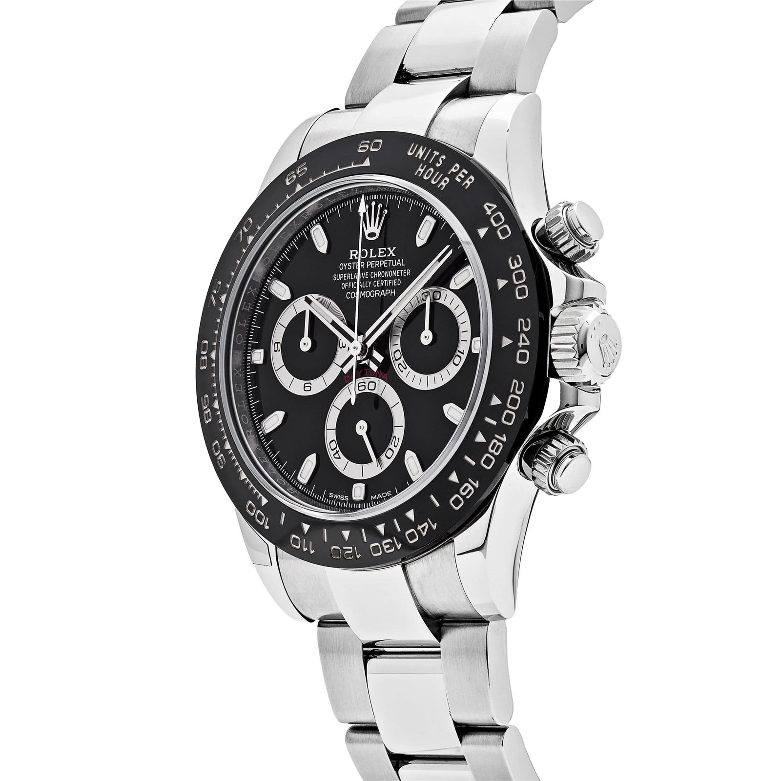 R01ex Daytona 116500LN Stainless Steel Black Dial (2023)