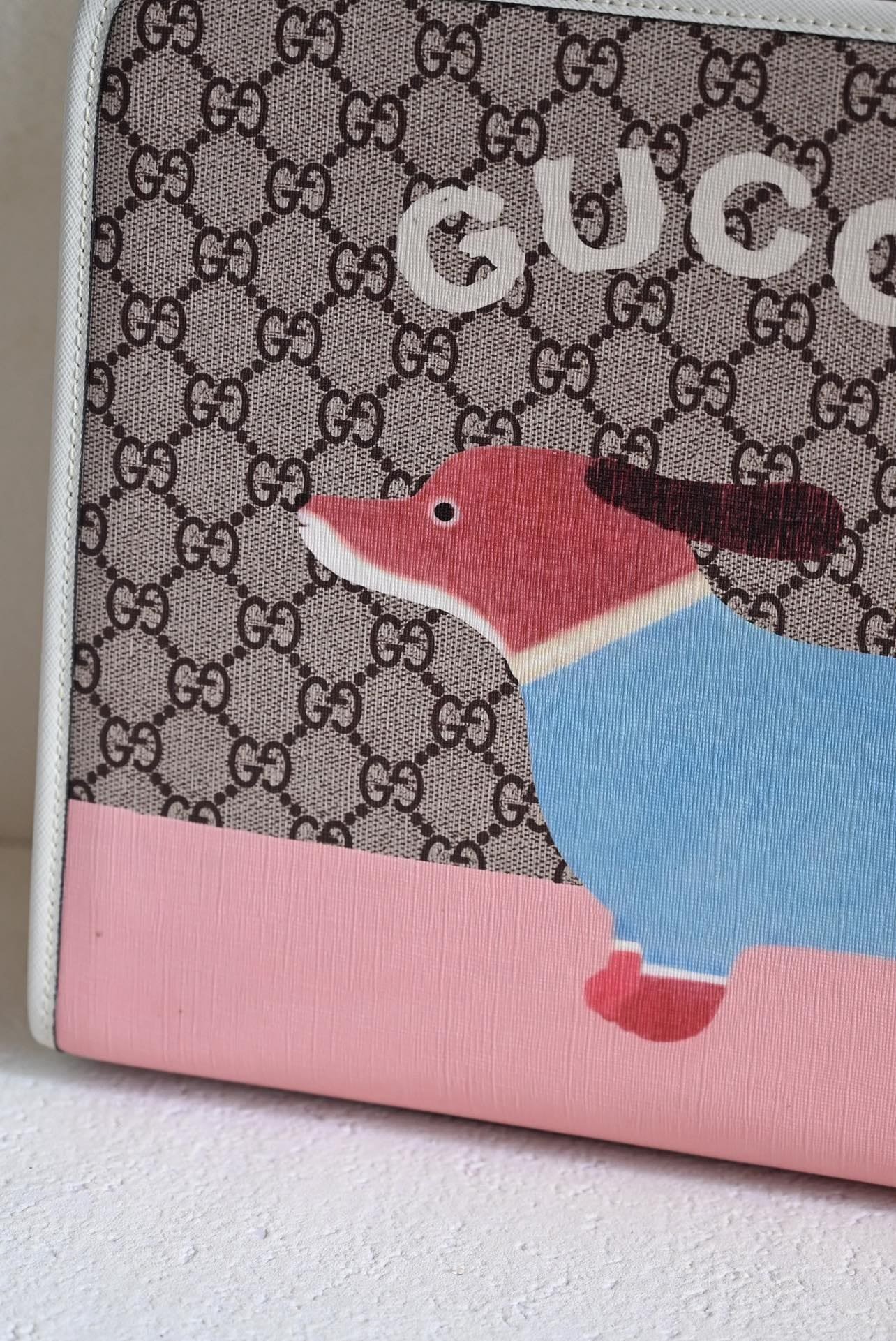 Gvc*1 CHILDREN’S DOG PRINT TOTE BAG