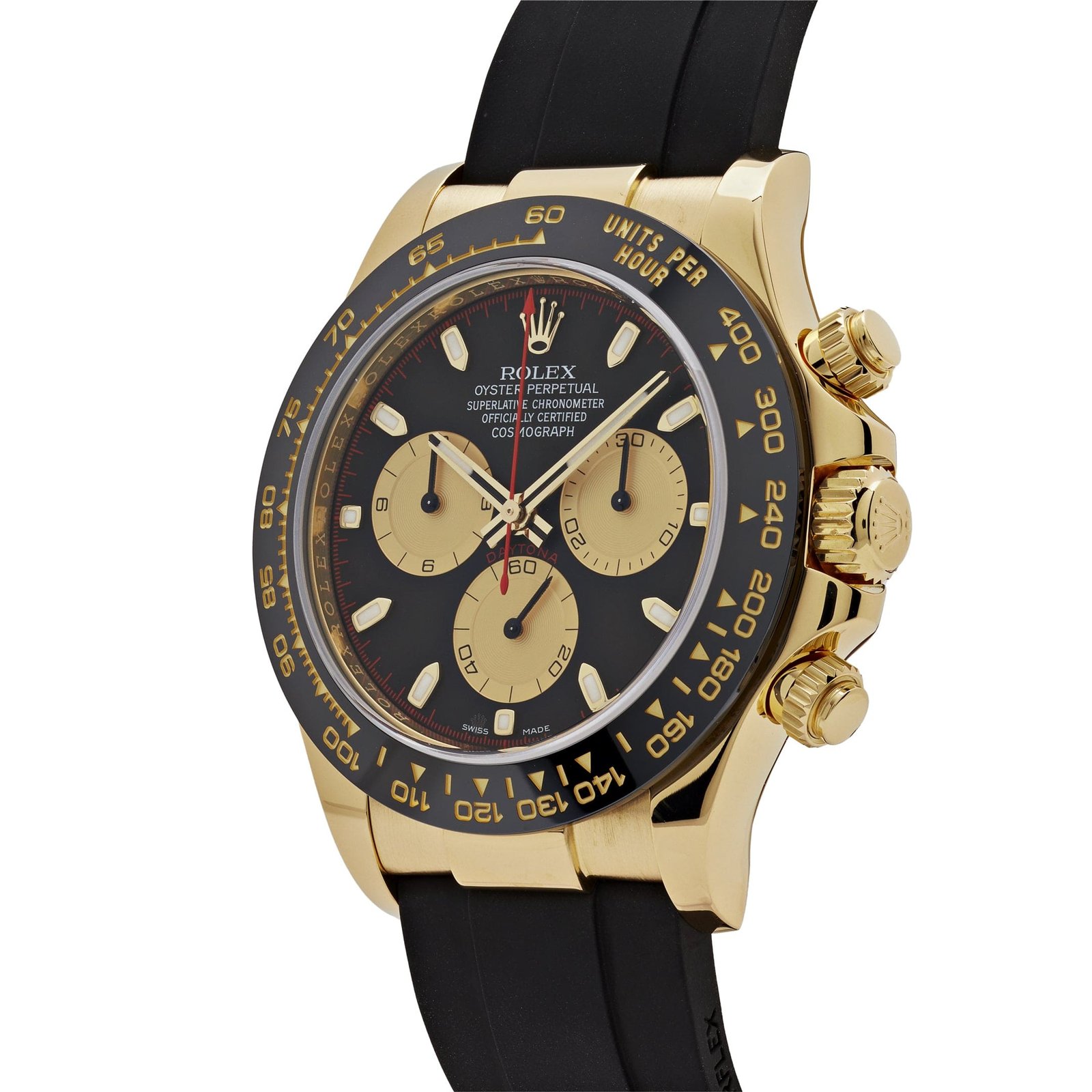 R01ex Daytona 116518LN ‘Paul Newman’ Yellow Gold Black Dial (2022)