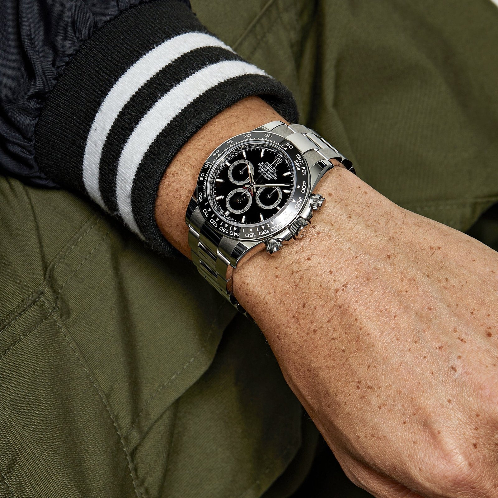 R01ex Daytona 126500LN Stainless Steel Black Dial (2024)