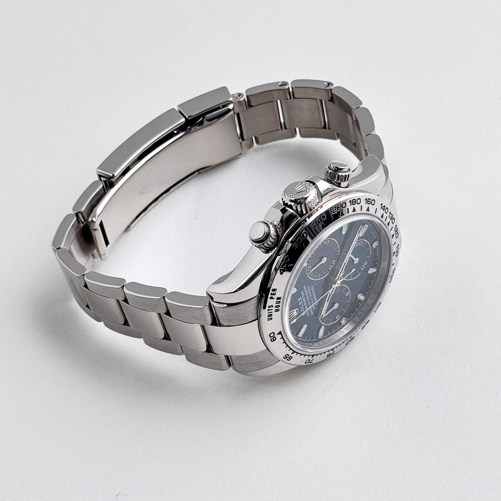 R01ex Daytona 116509 White Gold Blue Dial (2018)